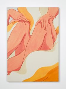 Hands & Knees, 2016, Acrylic on Canvas, 24 in x 16.5 in